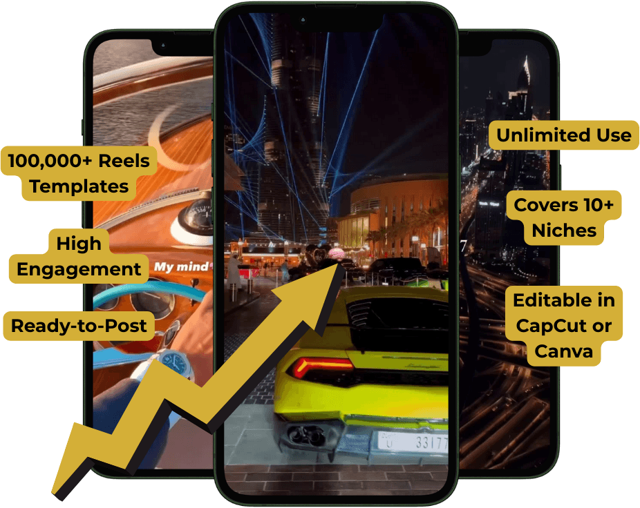 Hero showing sample Reels